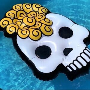 New Large Amika Sugar Skull Pool Float 5'4"